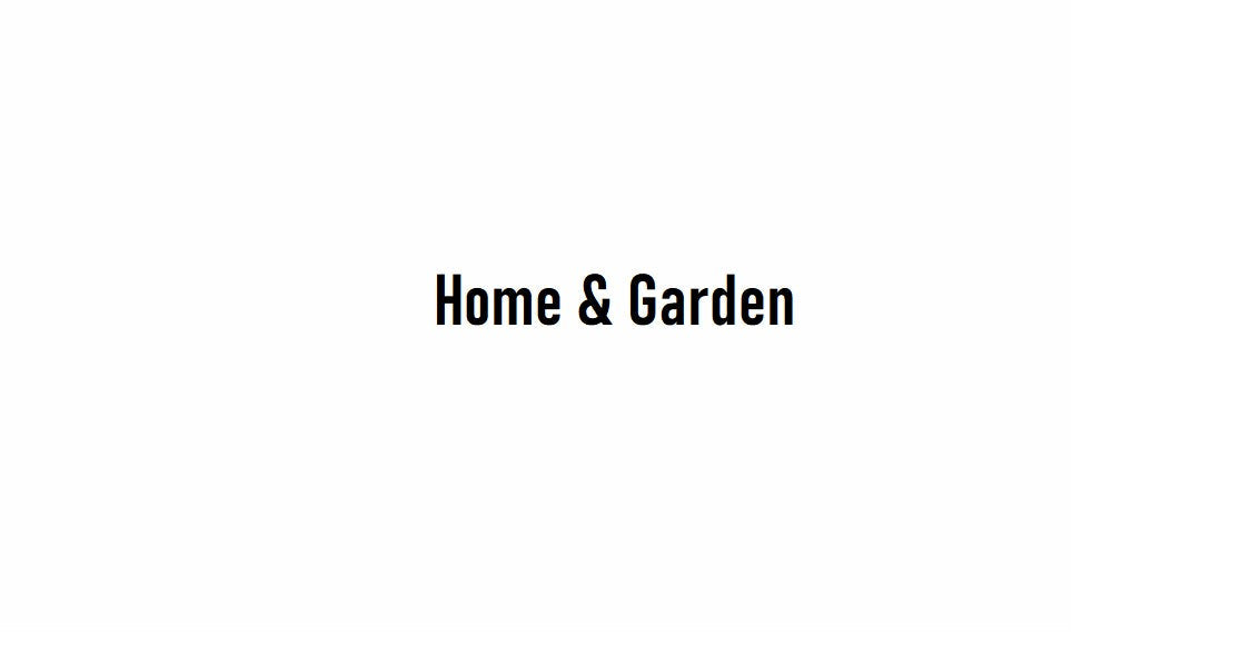 Home & Garden