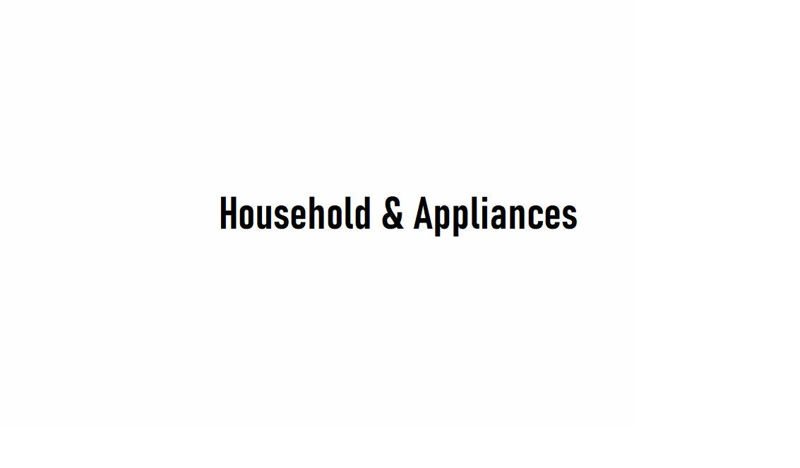 Household & Appliances