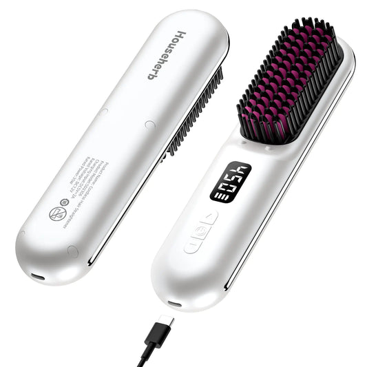 Househerb Cordless Hair Straightener Brush